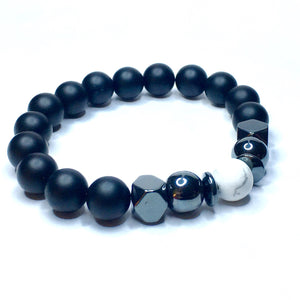 Light Shines Through Onyx, Howlite and Hematite Power Stones - SIMPLY SOFIA